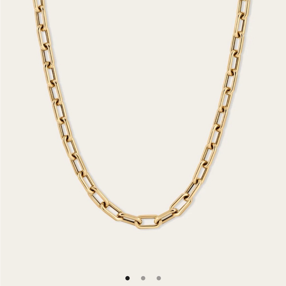 5.3mm Italian Chain Link Necklace 16" Length